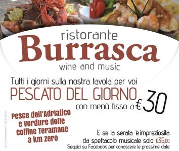 Volantino Ristorante Burrasca