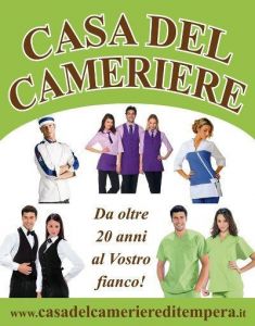 Volantino Abbigliamento lavoro Casa del cameriere