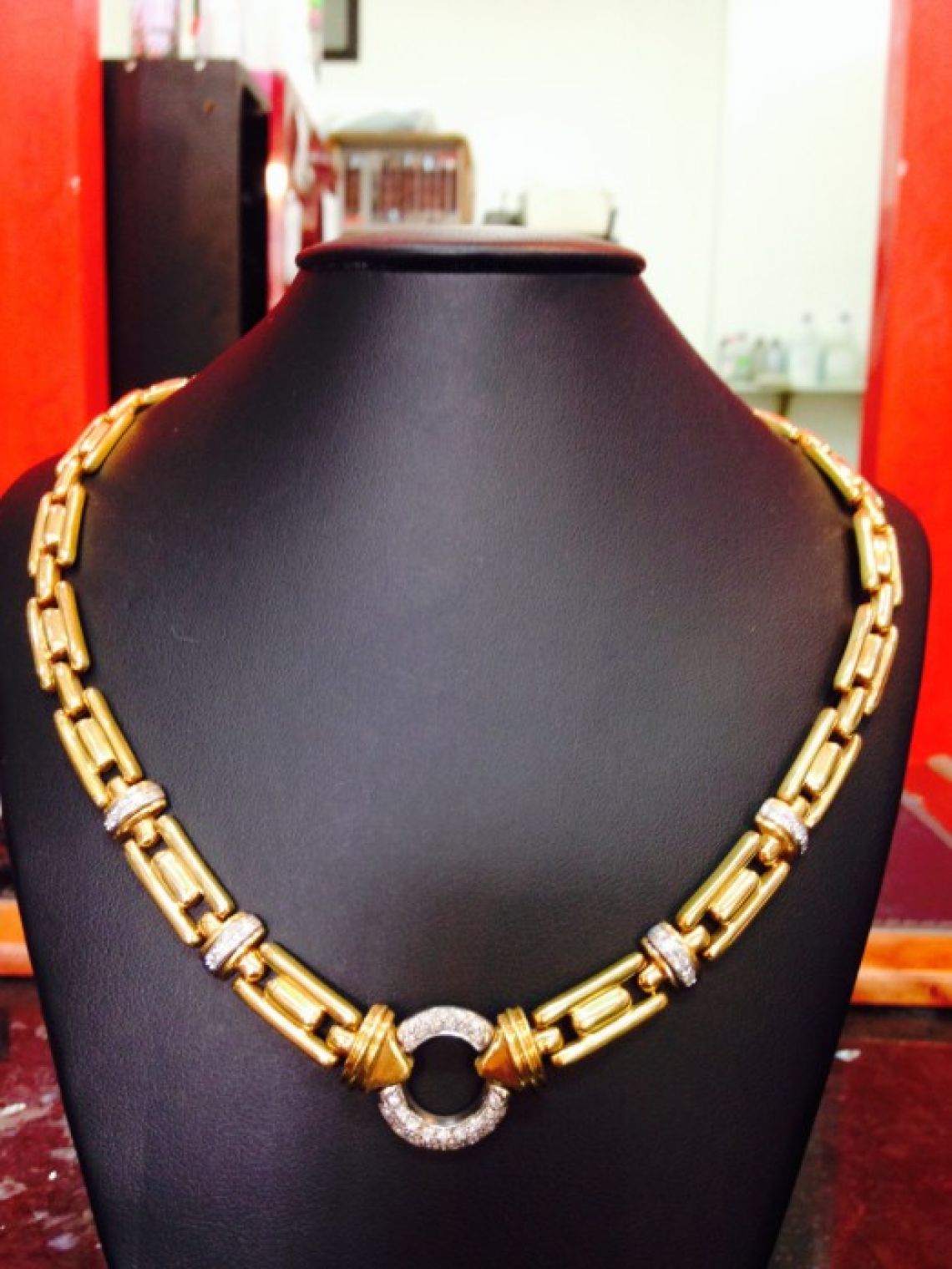 Collana oro con diamanti - Arte Oro