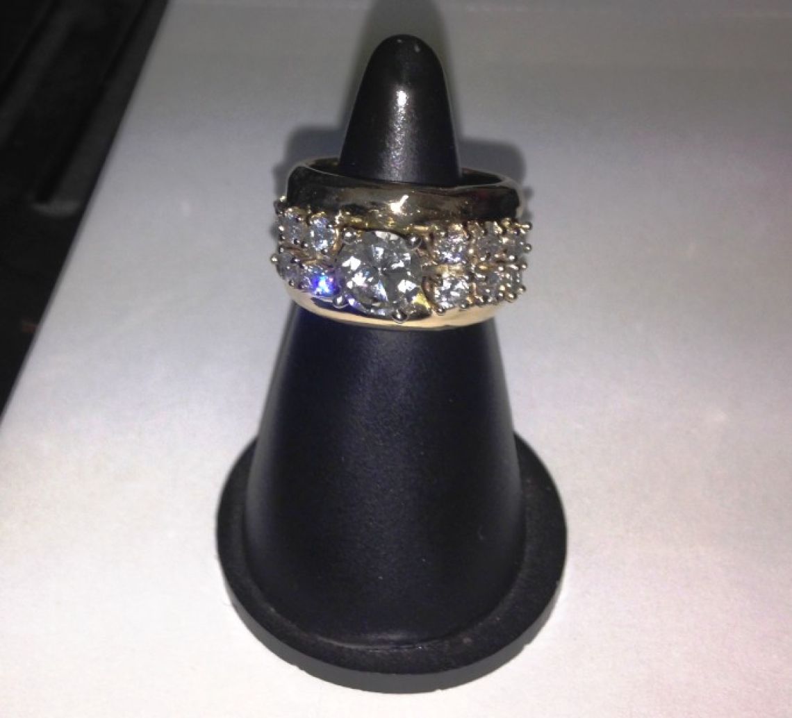 Anello Oro Giallo con diamanti - Arte Oro