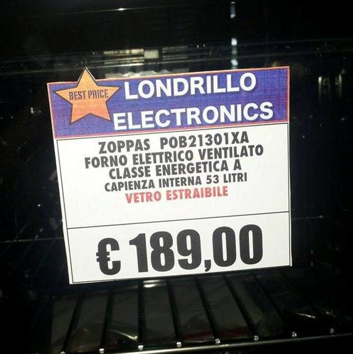 Forno elettrico Zoppas