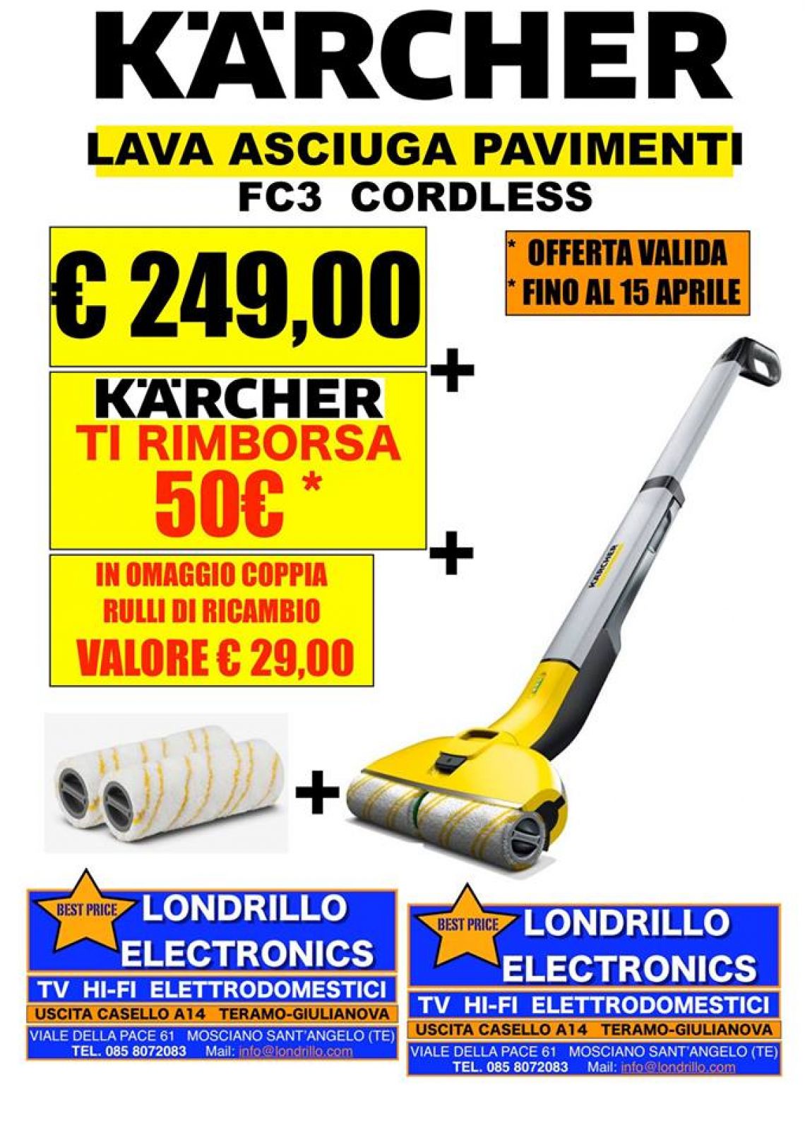 Karcher lava asciuga pavimenti senza fili