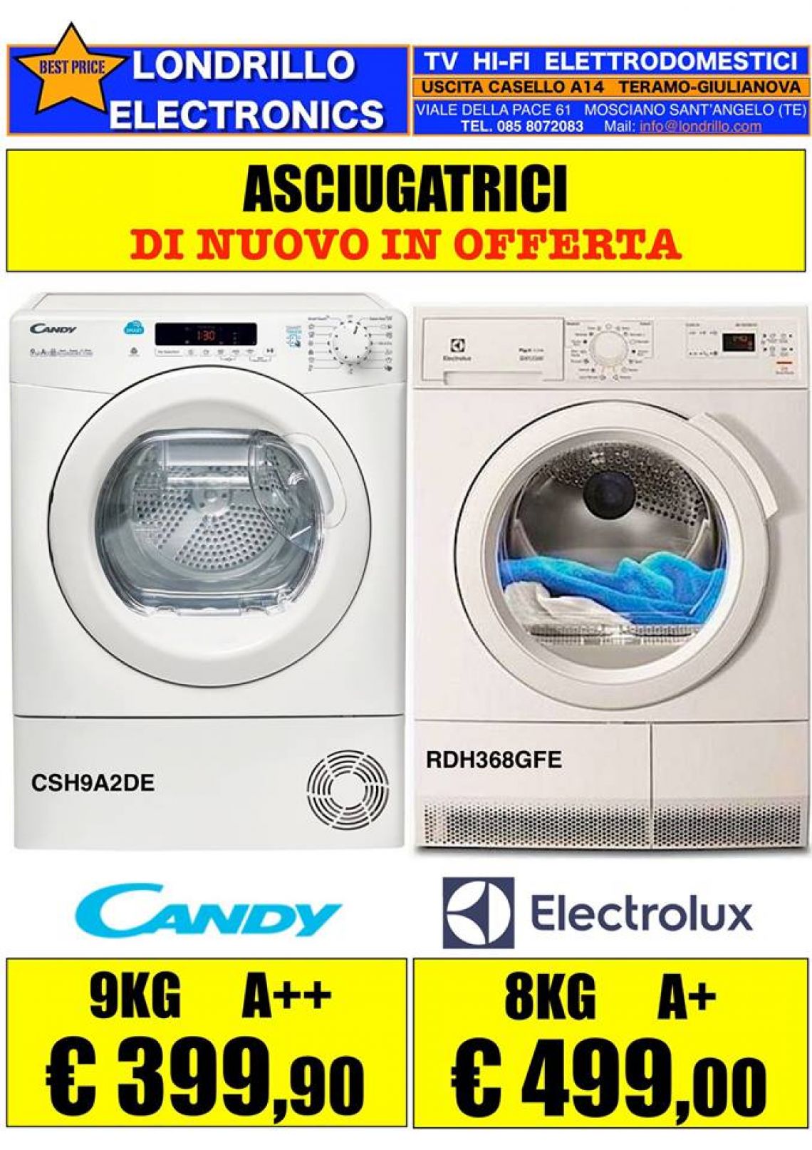 Asciugatrici Electrolux Candy