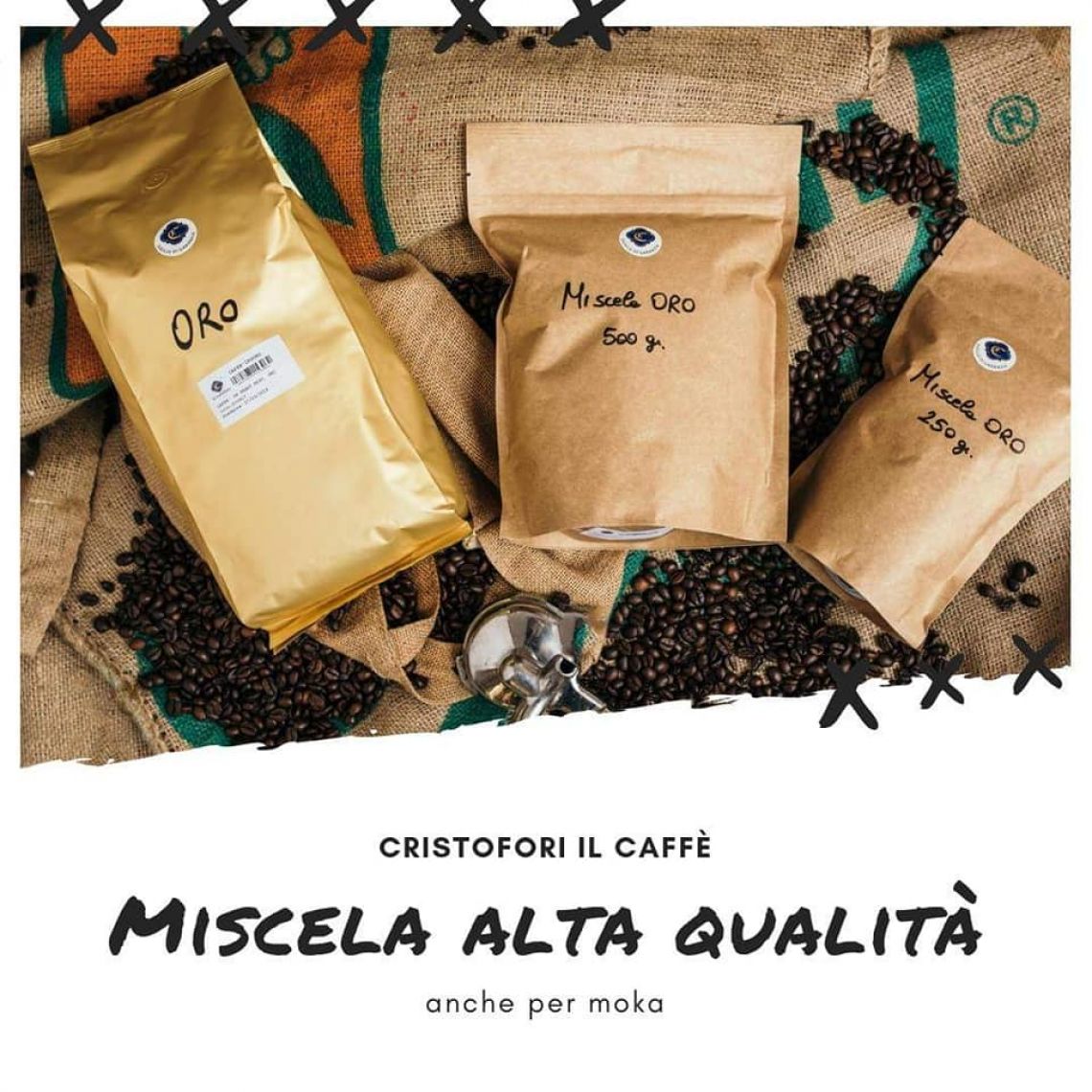 Miscela alta qualita' da Cristofori Caffe'