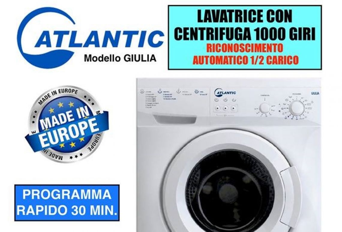 Londrillo Electronics - Lavatrice 5 Kg Atlantic modello Giulia - Mosciano  Sant'Angelo Teramo Offerte Convenienti