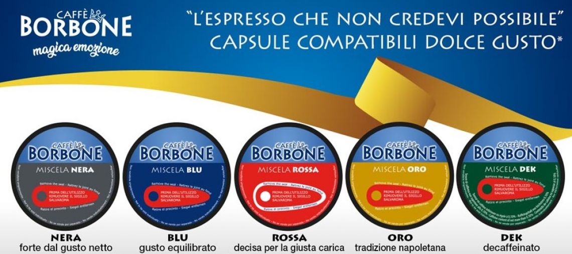 Dolce gusto Borbone Capsule e Cialde compatibili