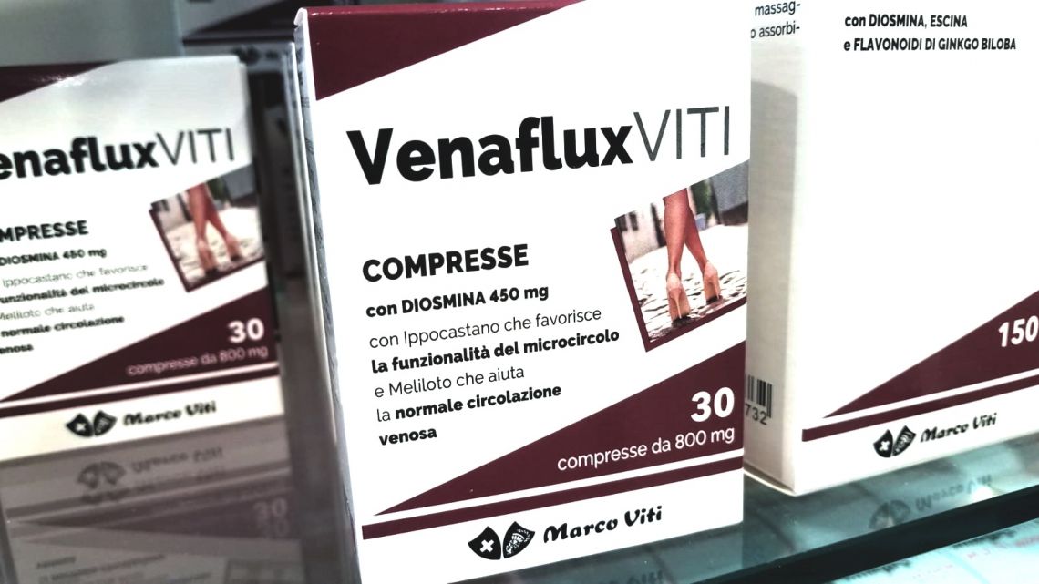 Venaflux diosmina 450 mg per la circolazione venosa