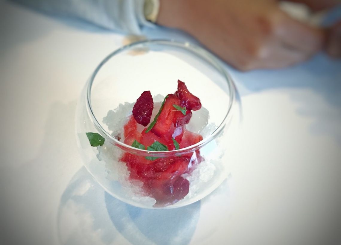 Granita allo yogurt senza glutine e lattosio 