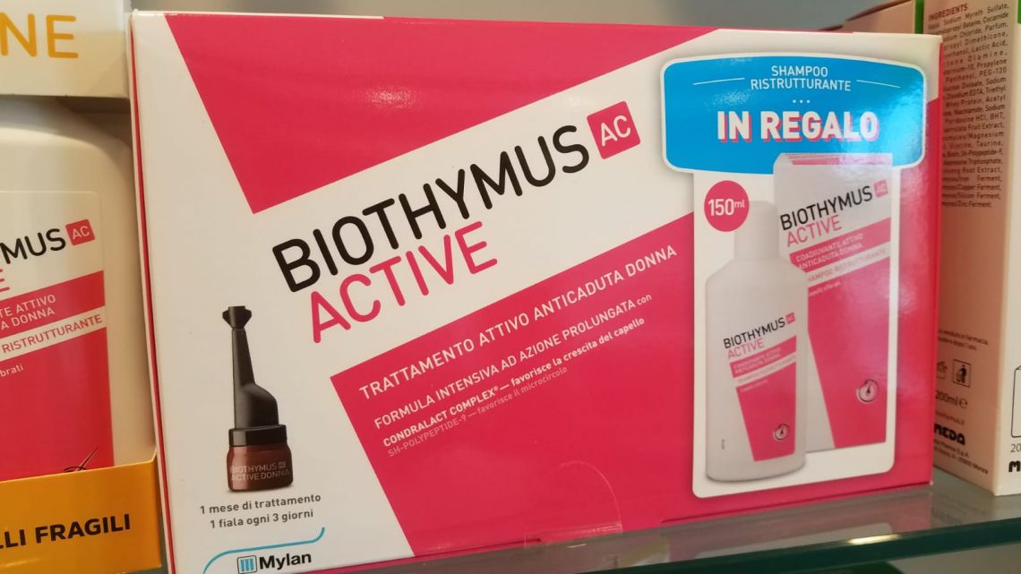 Biothymus Active trattamento attivo anticaduta donna