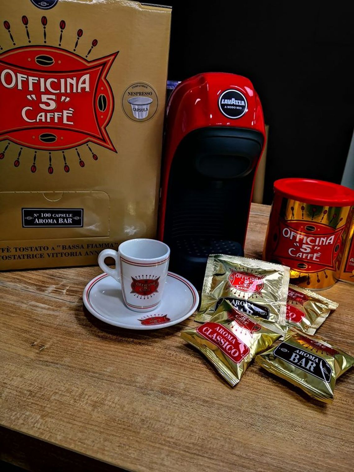Officina 5 - Il caffe' tostato a bassa fiamma