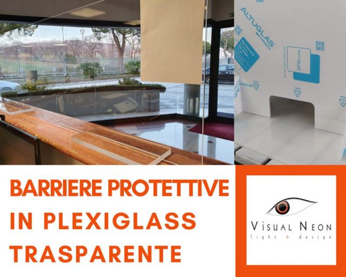 Barriere protettive in plexiglass trasparente Abruzzo