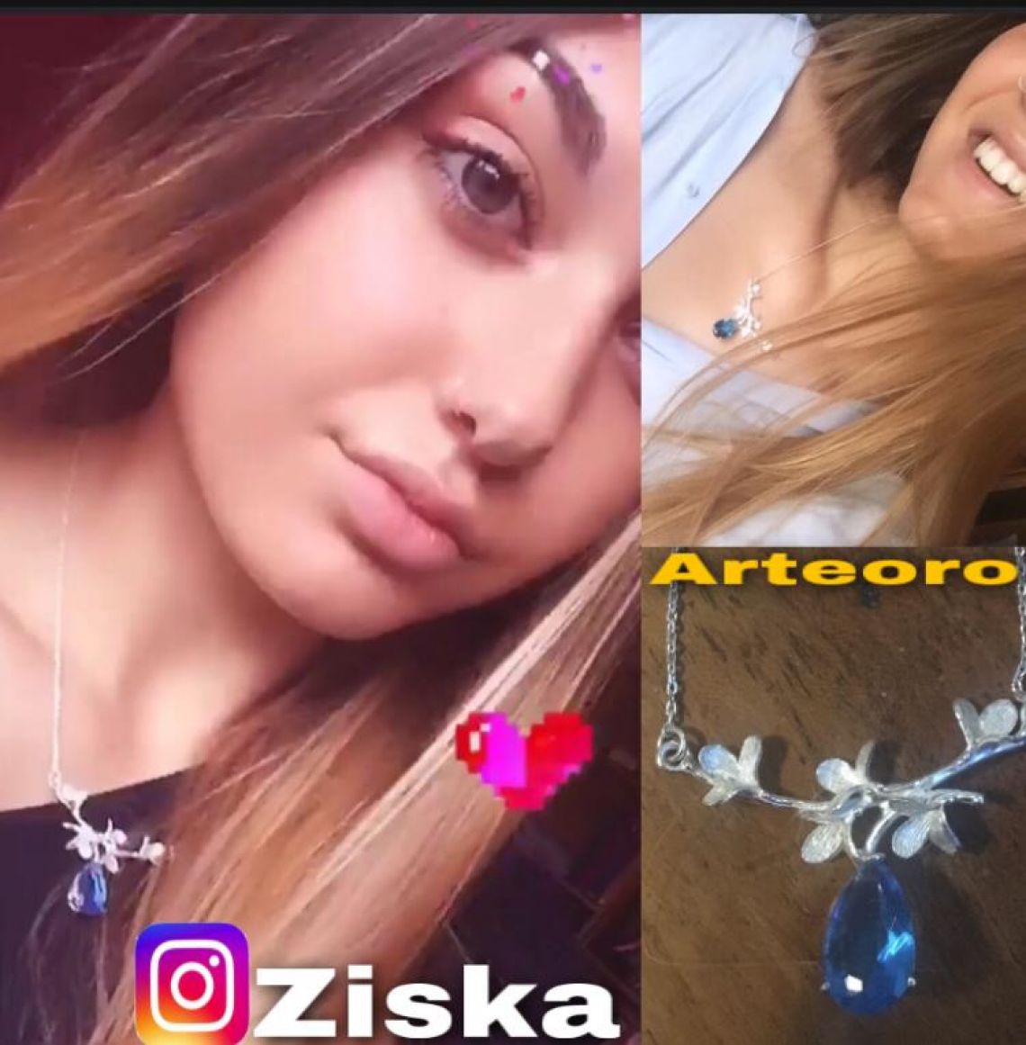Gocce di Primavera - argento con centrale goccia in quarzo