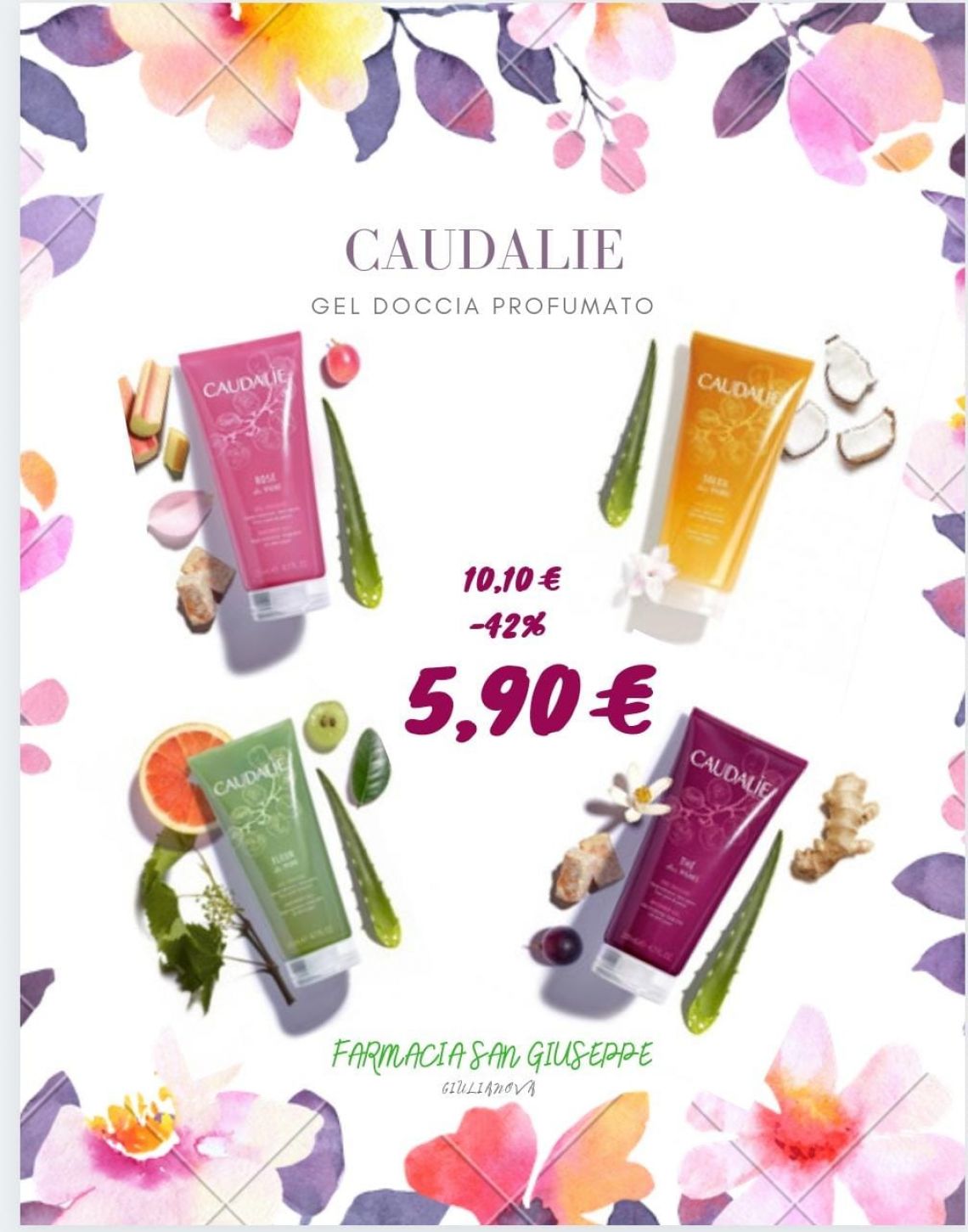 Gel doccia profumato Caudalie