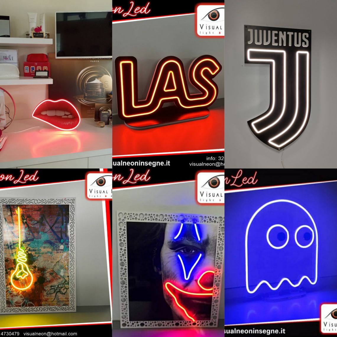 Insegne con tubo neon led Abruzzo