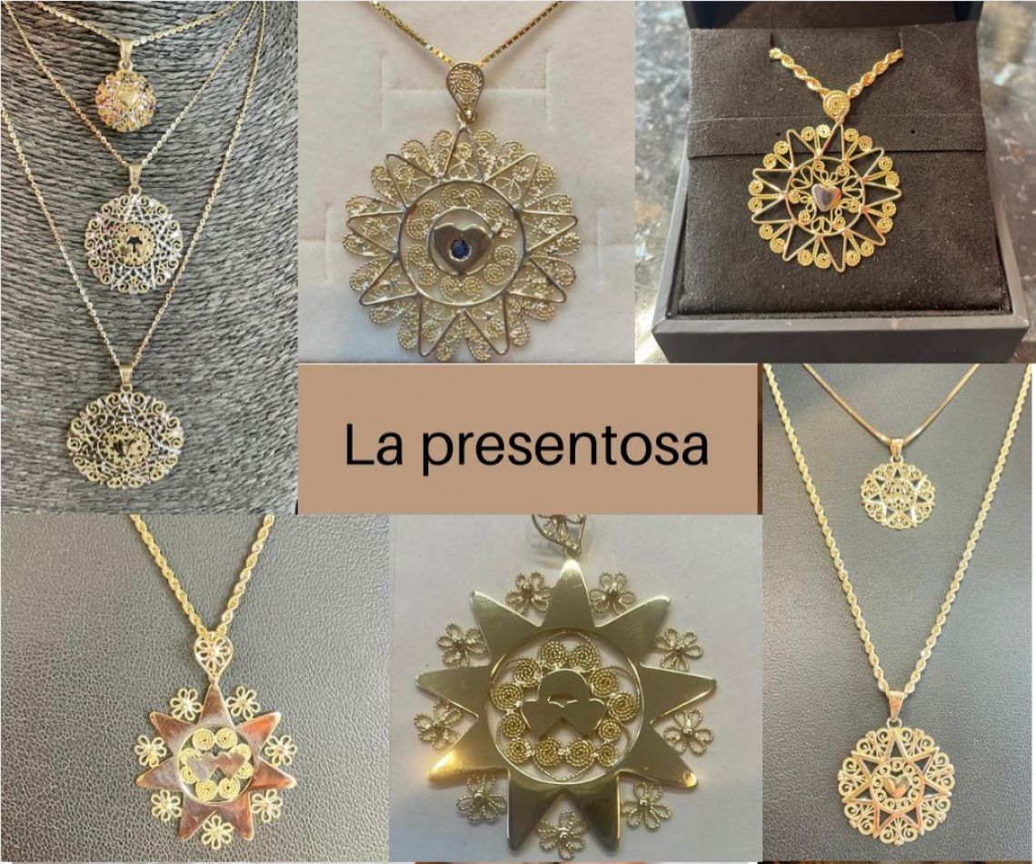 La presentosa realizzata a laser e stampata