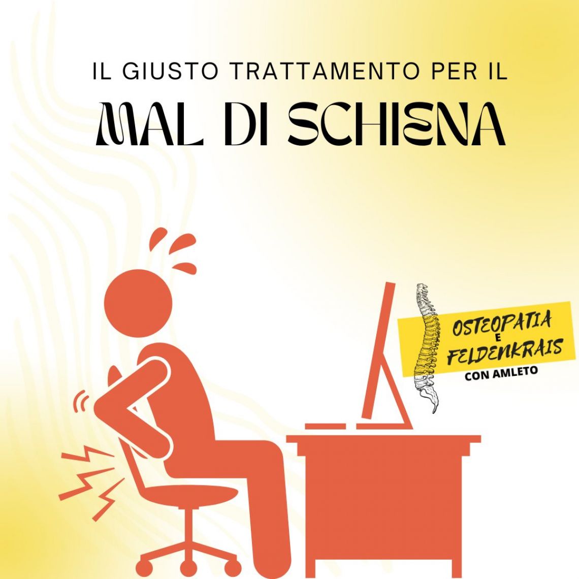Risolvere il mal di schiena con l'Osteopatia