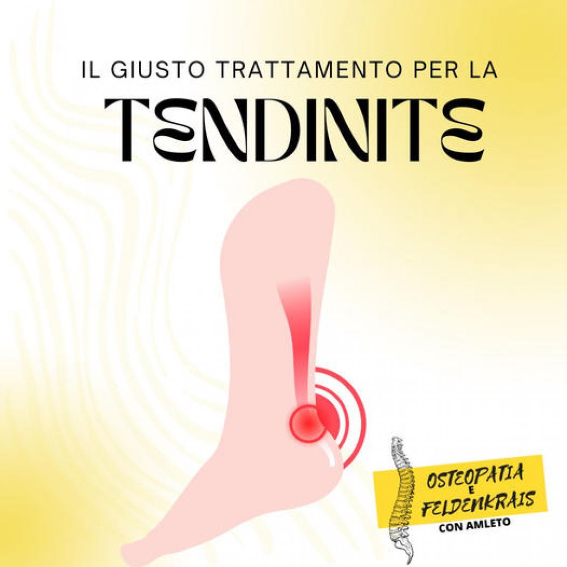 Curare la tendite tramite l'Osteopatia