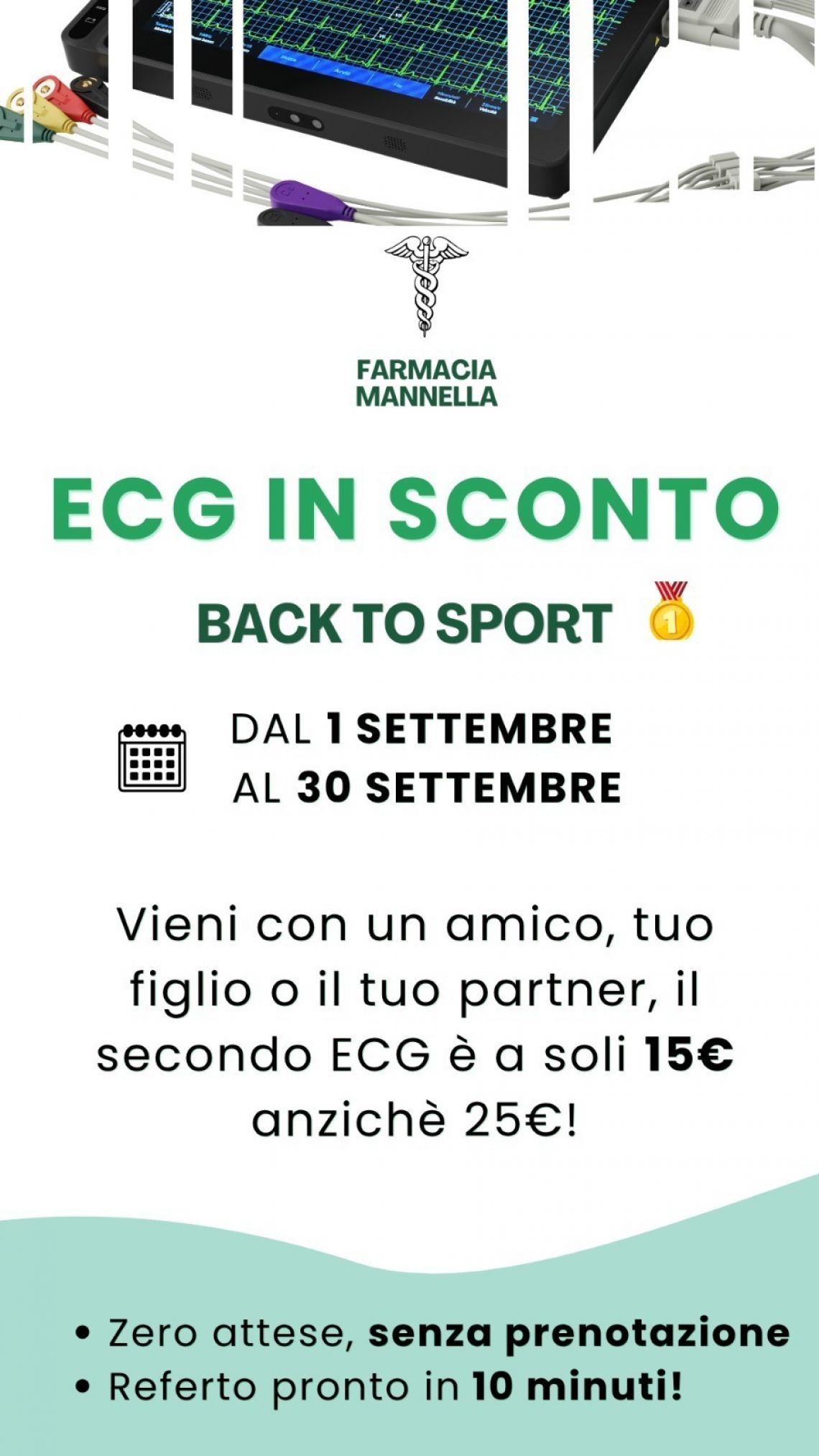 ECG - offerta ( € 40 invece di € 50)