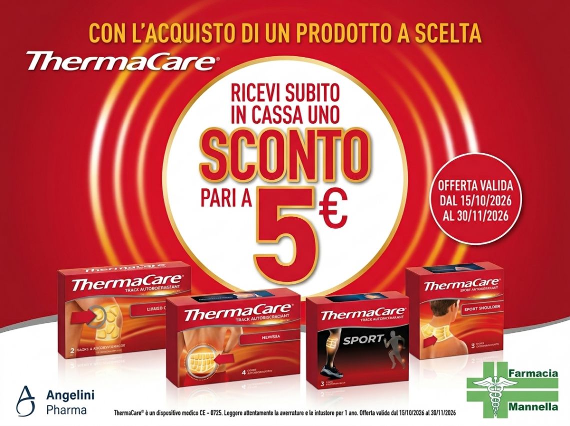 PROMO THERMACARE - SCONTO 5€ SUBITO