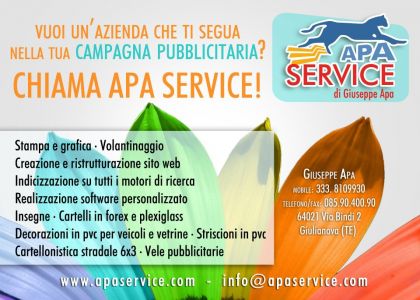 Volantino Apa Service - Agenzia Web, Pubblicitaria, Marketing, Social Media, Siti web e SEO